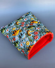 Load image into Gallery viewer, LARGE dinosaurs cosy snuggle cave. Padded stay open pet bed. Stay open padded cave.
