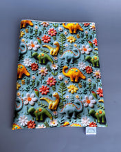 Load image into Gallery viewer, Dinosaur snuggle sack, snuggle pouch, sleeping bag for hedgehog and small guinea pigs.