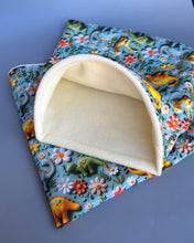 Load image into Gallery viewer, LARGE dinosaur snuggle sack. Snuggle pouch for guinea pigs