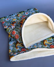 Load image into Gallery viewer, LARGE dinosaur mini set. LARGE size tunnel, LARGE snuggle sack and toys. Fleece bedding.