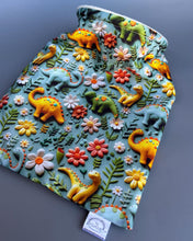 Load image into Gallery viewer, Dinosaur snuggle sack, snuggle pouch, sleeping bag for hedgehog and small guinea pigs.