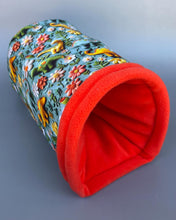 Load image into Gallery viewer, Dinosaur bunker. Hedgehog and guinea pig bed. Padded fleece lined house.