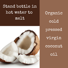 Load image into Gallery viewer, 10ml or 30ml coconut drops to help improve skin health. Organic coconut oil.