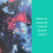 Load image into Gallery viewer, Custom size galaxy fleece cage liners made to measure