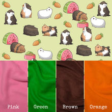 Load image into Gallery viewer, LARGE Guinea pigs snuggle sack. Snuggle pouch for guinea pigs. Stay open guinea pig snuggle sack.