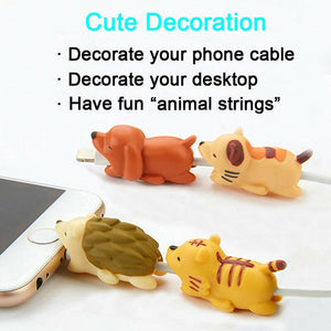 Hedgehog PVC charger protector. Phone charger protector.