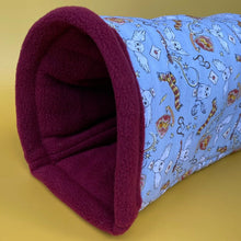 Load image into Gallery viewer, Wizard bunker. Hedgehog and guinea pig bed. Padded fleece lined house.