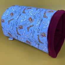 Load image into Gallery viewer, Wizard bunker. Hedgehog and guinea pig bed. Padded fleece lined house.