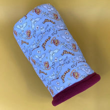 Load image into Gallery viewer, Wizard bunker. Hedgehog and guinea pig bed. Padded fleece lined house.