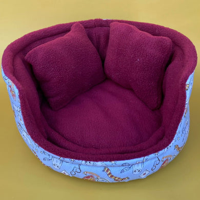 LARGE Wizard cuddle cup. Pet sofa. Guinea pig bed. Pet beds. Fleece bed. Fleece sofa.