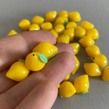 Load image into Gallery viewer, Lemonade photo prop. Lemons and lemonade bottle resin props for photos.