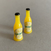 Load image into Gallery viewer, Lemonade photo prop. Lemons and lemonade bottle resin props for photos.