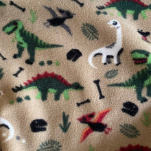 Load image into Gallery viewer, Custom size dinosaur fleece cage liners made to measure