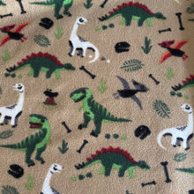 Load image into Gallery viewer, Custom size dinosaur fleece cage liners made to measure