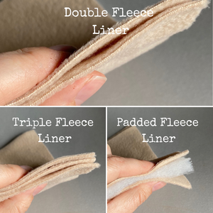 Custom size white fleece cage liners made to measure - White