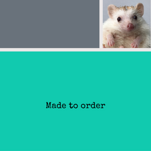 Load image into Gallery viewer, Custom size rainbow clouds fleece cage liners made to measure