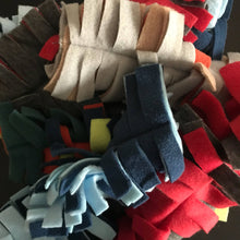 Load image into Gallery viewer, Fleece worm toy. Hedgehog toy. Toy sets in various mixed colours. Small pet toys.