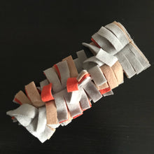 Load image into Gallery viewer, Fleece worm toy. Hedgehog toy. Toy sets in various mixed colours. Small pet toys.