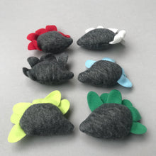 Load image into Gallery viewer, Fleece hedgehog toy. Fleece jingle hedgehog toy. Hedgehog plushy.