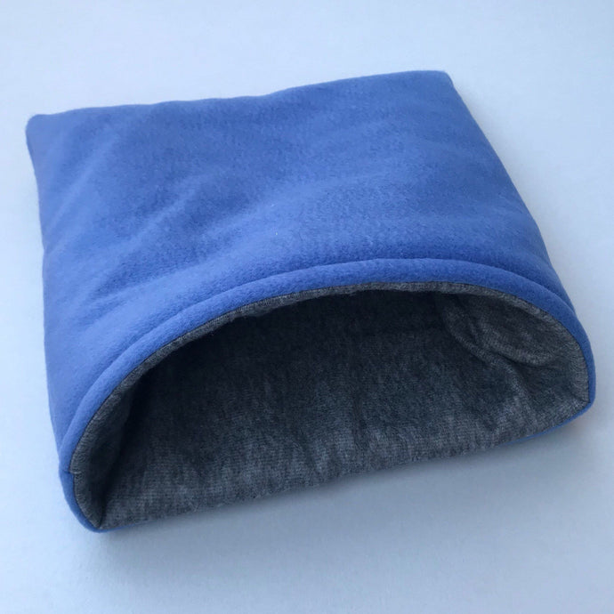 LARGE fleece cosy snuggle cave. Padded stay open cave for guinea pigs. Fleece pet bed.