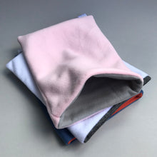 Load image into Gallery viewer, Snuggle sack. Small animal sleeping bag. Fleece lined. Double fleece sleeping bag