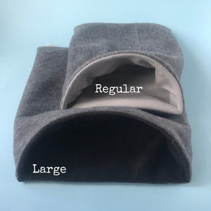 LARGE stay open snuggle sack. Fleece lined. Double fleece sleeping bag.