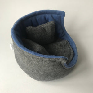 Regular cuddle cup. Pet sofa for hedgehogs. Fleece sofa bed.