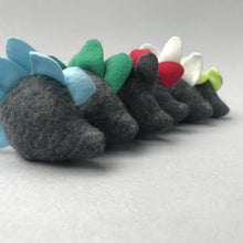 Load image into Gallery viewer, Fleece hedgehog toy. Fleece jingle hedgehog toy. Hedgehog plushy.