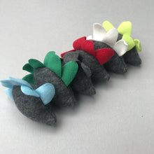 Load image into Gallery viewer, Fleece hedgehog toy. Fleece jingle hedgehog toy. Hedgehog plushy.