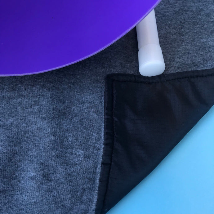 Fleece potty pad. Absorbent and waterproof lined wee mat. Reusable fleece mat.