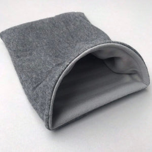 Regular stay open snuggle sack. Fleece lined. Double fleece sleeping bag.
