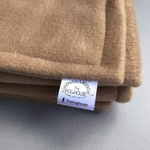 Custom size brown fleece cage liners made to measure - Brown