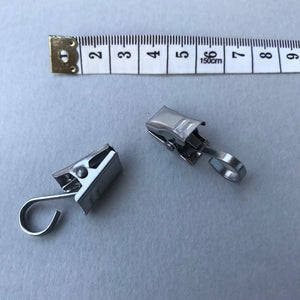 Hooks, clips for small pet cage accessories. Metal hooks. Metal clips. Accessory cage hooks.