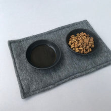 Load image into Gallery viewer, Food placemat. Absorbent food mat. Feeding mat. Set of placemats. Water bottle mat.