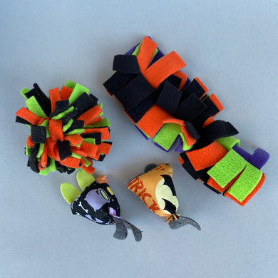 HALLOWEEN TOY BUNDLE: Toys for hedgehogs. Small pet toy. Bell toy.