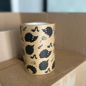 Hedgehog self-adhesive kraft paper tape. 50mm x 50M