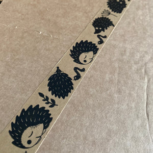 Hedgehog self-adhesive kraft paper tape. Two size tapes 25mm and 50mm x 50M