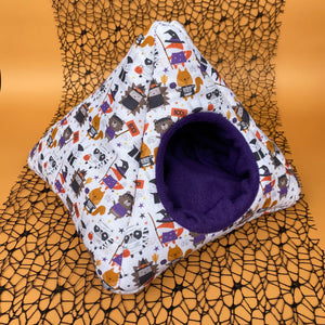 Halloween animals full cage set. Tent house, snuggle sack, tunnel cage set for hedgehogs