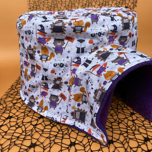 Halloween animals cover for plastic igloo. Igloo for hedgehog, guinea pig and small pets