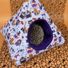 Load image into Gallery viewer, Halloween animals tent house. Hedgehog and small animal house.