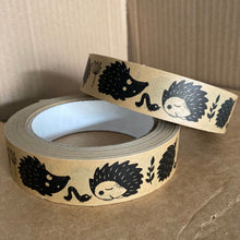 Load image into Gallery viewer, Hedgehog self-adhesive kraft paper tape. 25mm x 50M