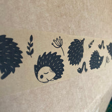 Load image into Gallery viewer, Hedgehog self-adhesive kraft paper tape. 50mm x 50M
