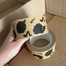 Load image into Gallery viewer, Hedgehog self-adhesive kraft paper tape. 50mm x 50M