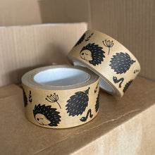 Load image into Gallery viewer, Hedgehog self-adhesive kraft paper tape. 50mm x 50M