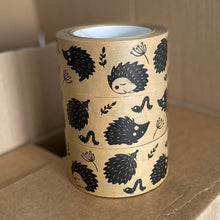 Load image into Gallery viewer, Hedgehog self-adhesive kraft paper tape. 50mm x 50M