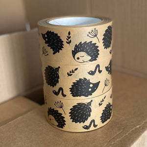 Hedgehog self-adhesive kraft paper tape. 50mm x 50M