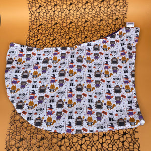 Halloween animals bonding scarf for hedgehogs and small pets. Bonding pouch.