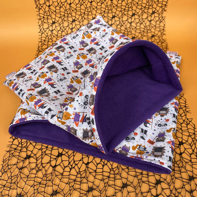 LARGE Halloween animals snuggle sack. Sleeping bag for hedgehogs and guinea pigs