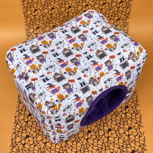LARGE Halloween animals cosy bed. Cosy cube. Cuddle Cube. Snuggle house.