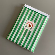 Load image into Gallery viewer, Pack of 6 hedgehog Christmas cards. Festive hedgehog cards.